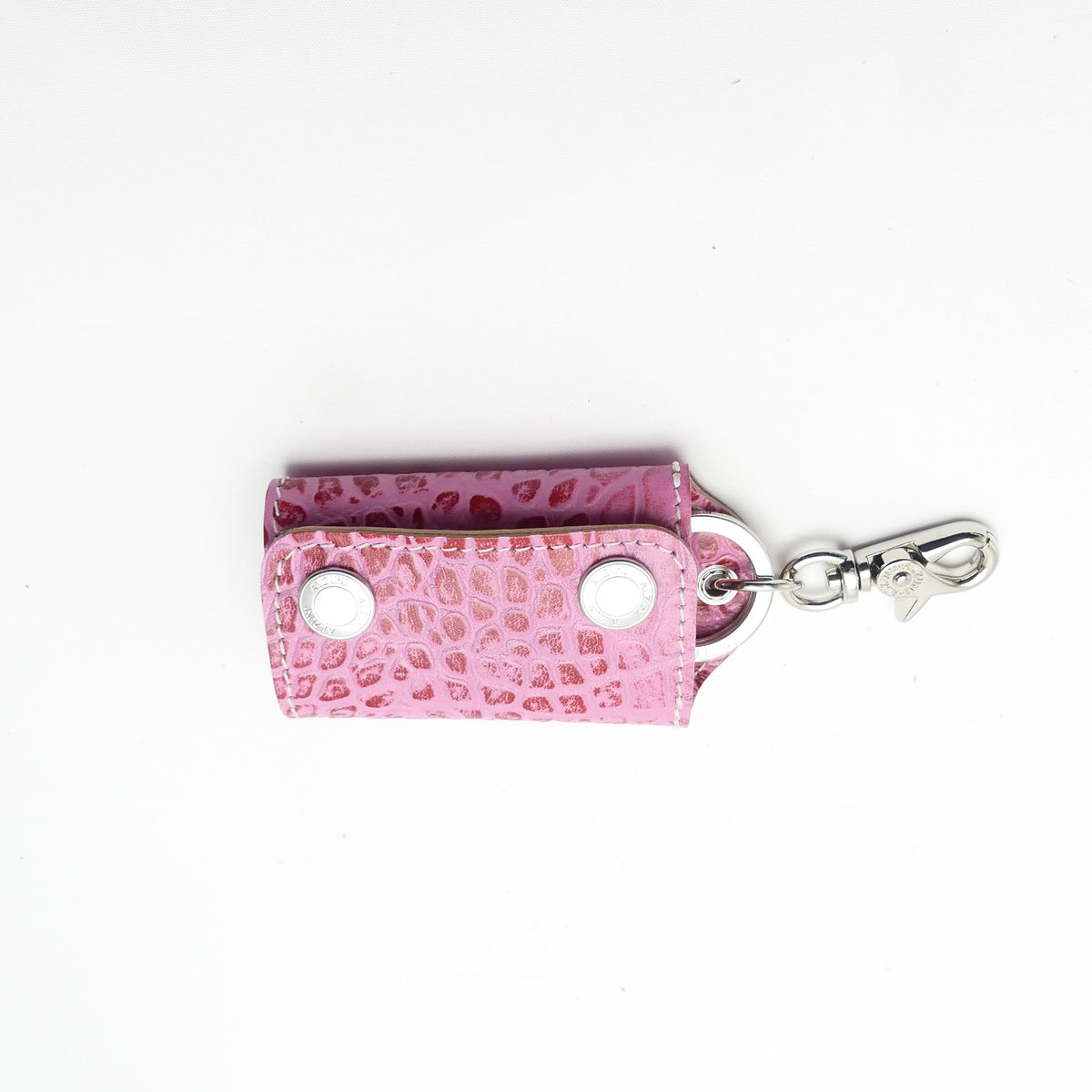 スマートキーホルダー クロコ型押し