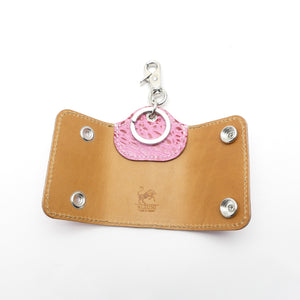 スマートキーホルダー クロコ型押し