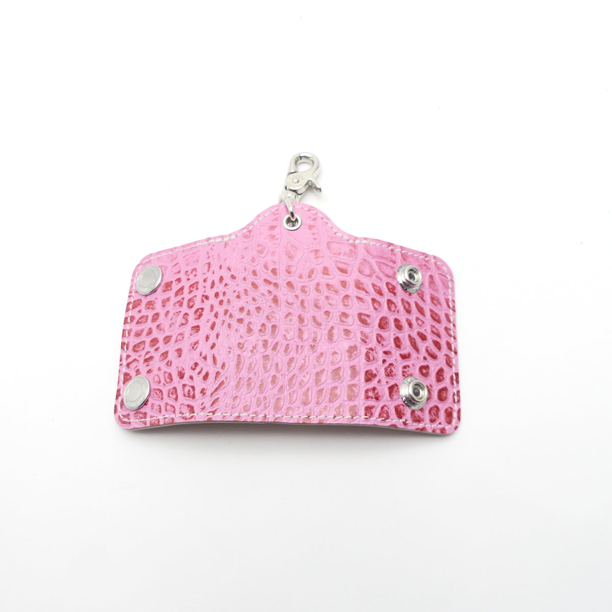 スマートキーホルダー クロコ型押し