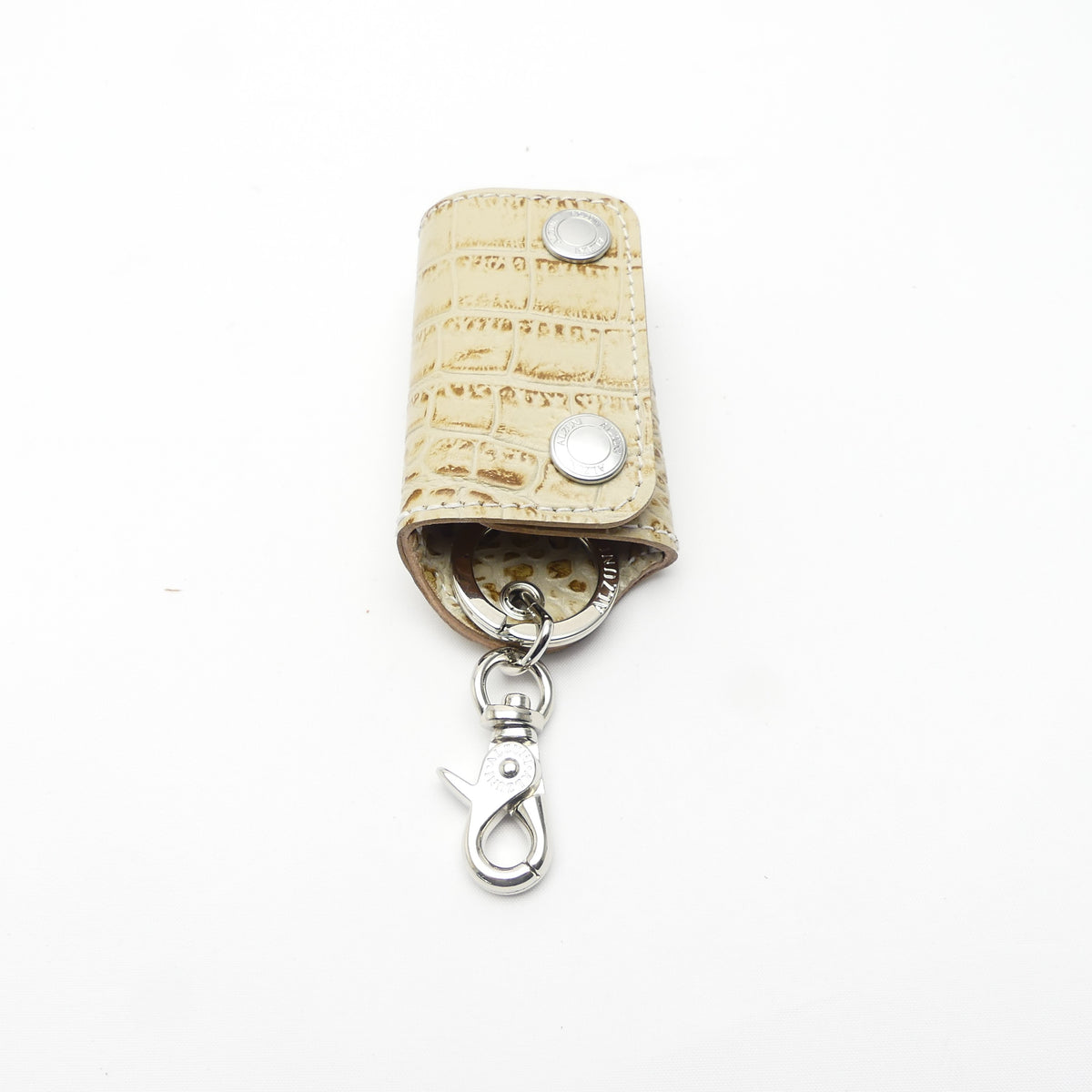 スマートキーホルダー クロコ型押し