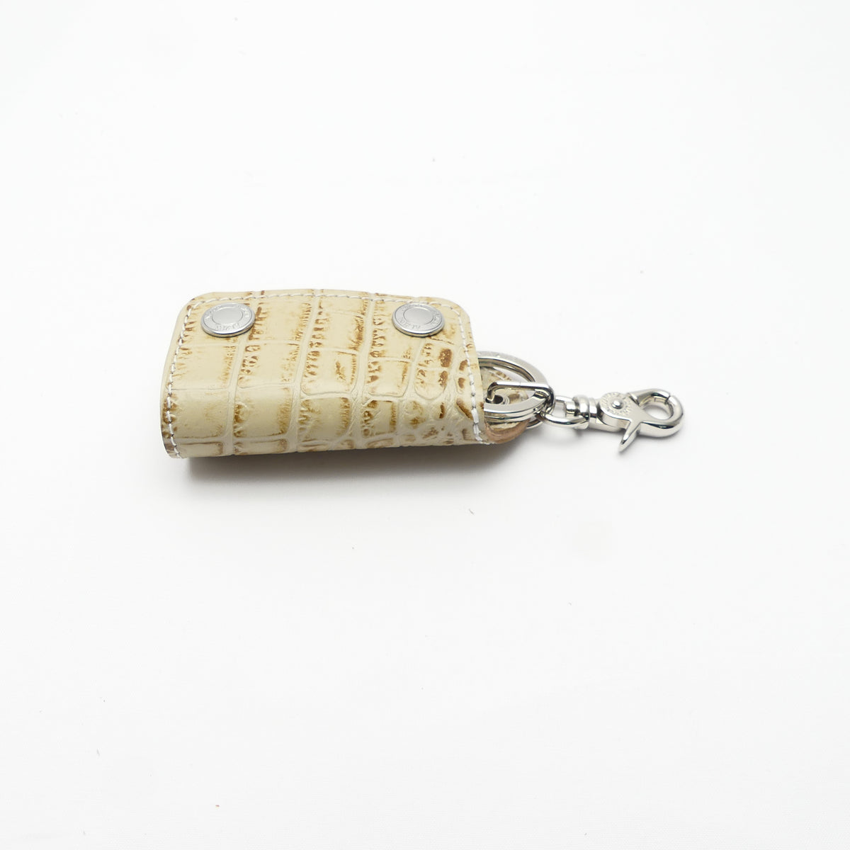 スマートキーホルダー クロコ型押し