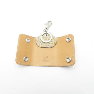 スマートキーホルダー クロコ型押し