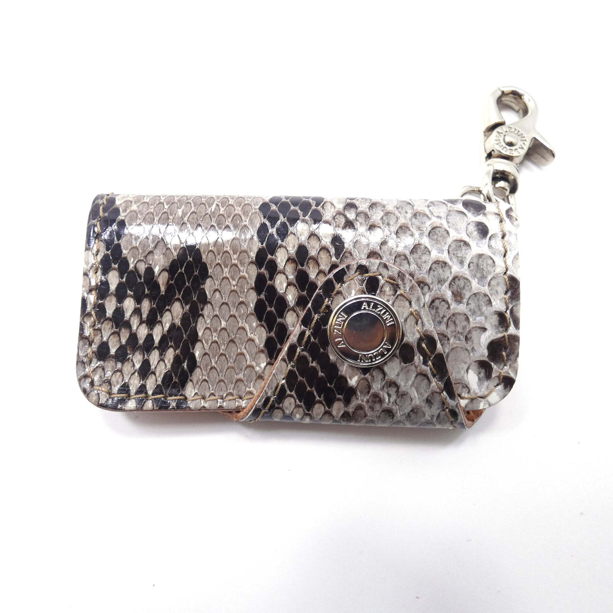 ベロ付4連キーケース パイソン