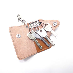 ベロ付4連キーケース パイソン