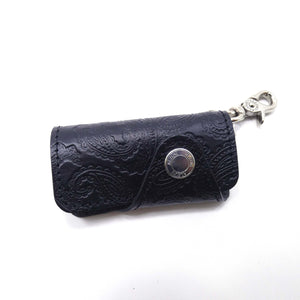 ベロ付4連キーケース ペイズリー