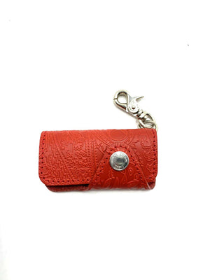 ベロ付4連キーケース ペイズリー