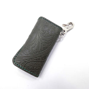 ベロ付4連キーケース ペイズリー