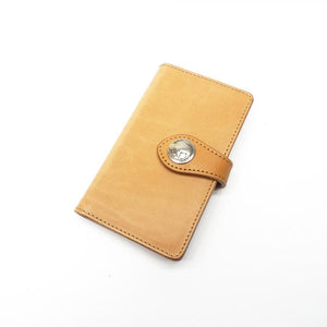 手帳型スマホカバー　サドル　Mサイズ