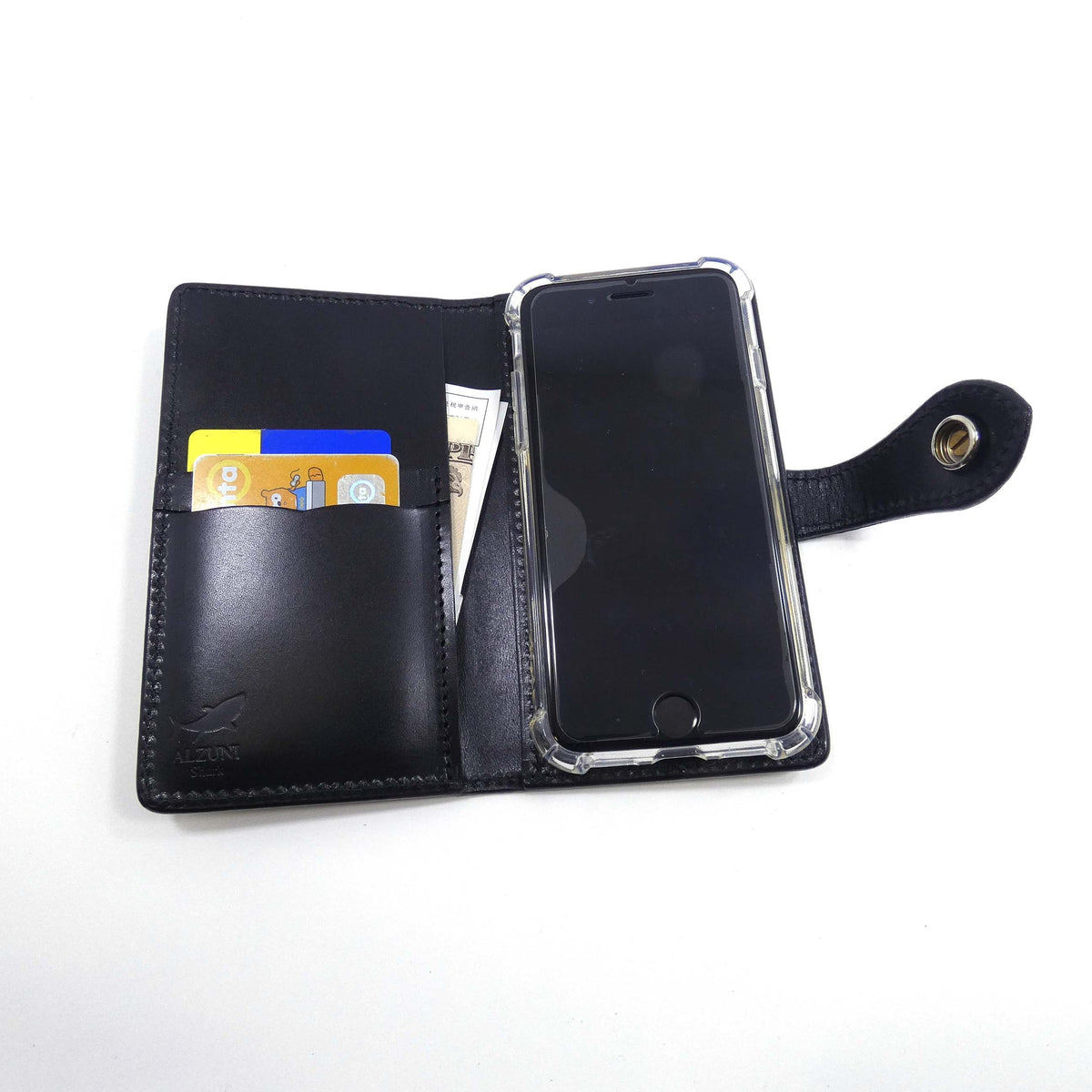 手帳型スマホカバー　シャーク　Lサイズ