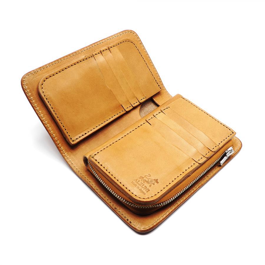 ハーフ財布 L字コイン サドル