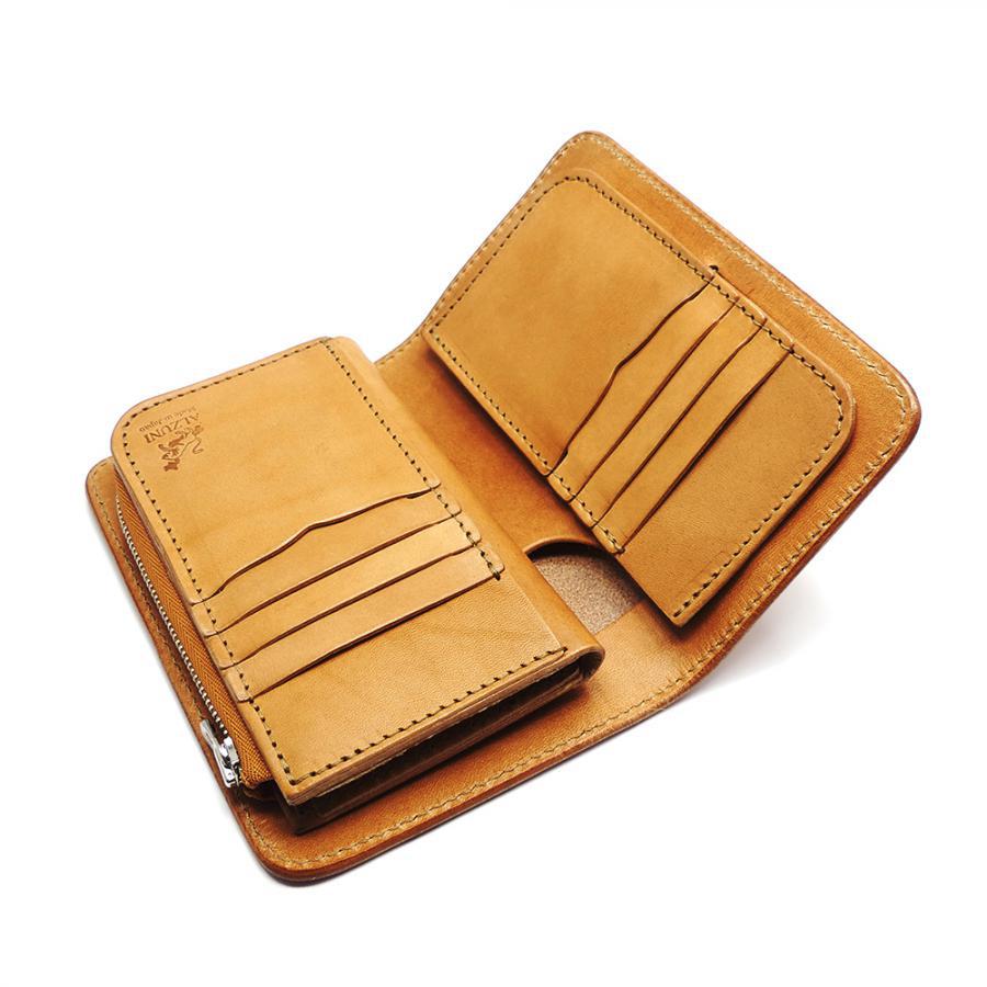 ハーフ財布 L字コイン サドル