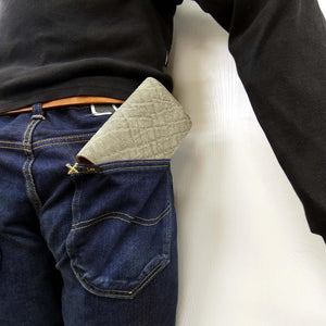 ハーフ財布 L字コイン ゾウ