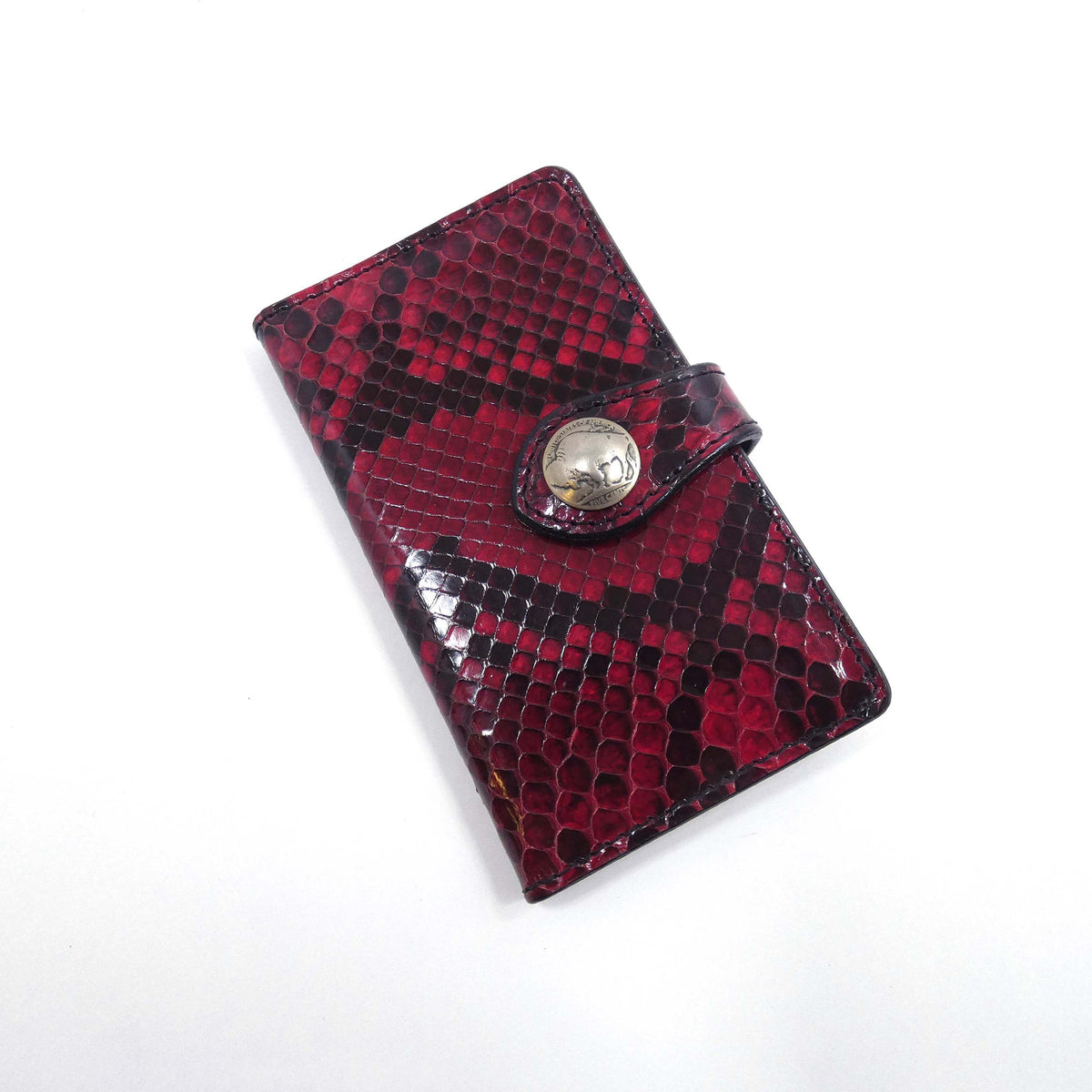 手帳型スマホカバー　パイソン　Mサイズ