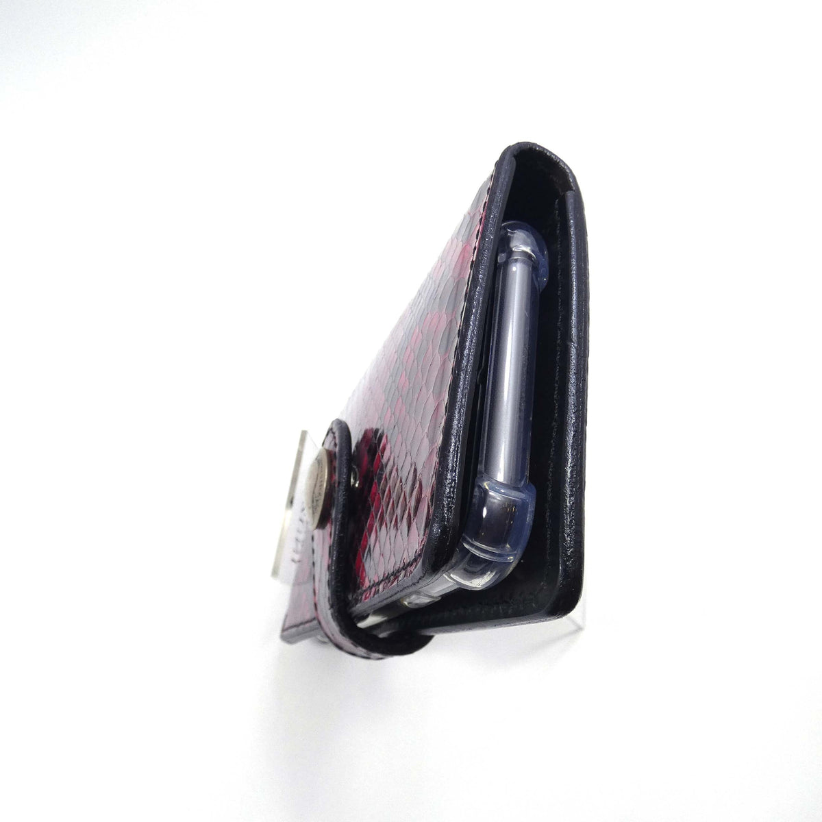 手帳型スマホカバー　パイソン　Mサイズ