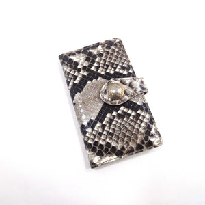 手帳型スマホカバー　パイソン　Mサイズ