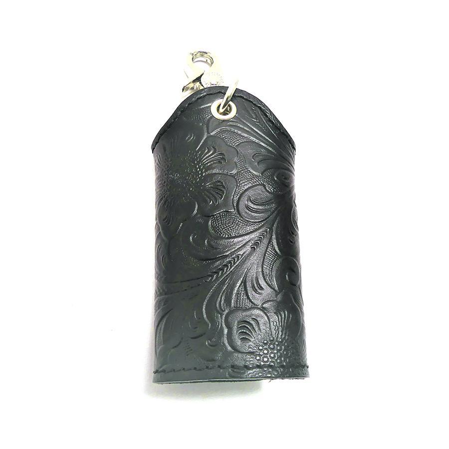 スマートキーホルダー フラワーエンボス