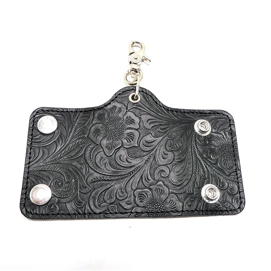 スマートキーホルダー フラワーエンボス