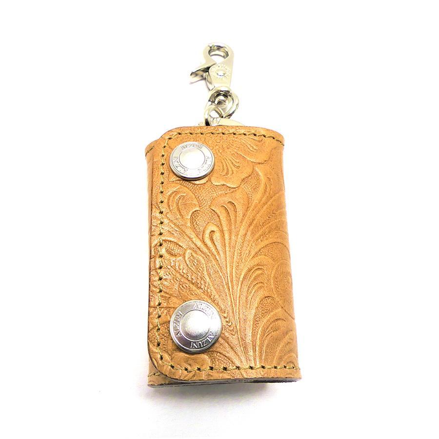 スマートキーホルダー フラワーエンボス