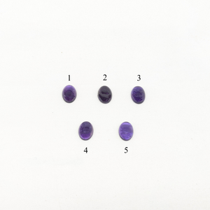 印台コンチョ　アメジスト8x10