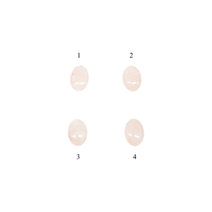 印台コンチョ　ローズクウォーツ13x18