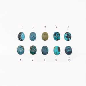 印台コンチョ　ターコイズ12x16