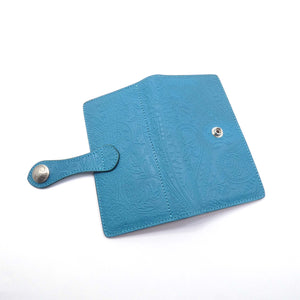 手帳型スマホカバー　ペイズリー　Mサイズ