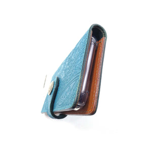 手帳スマホカバー　ペイズリー　Lサイズ