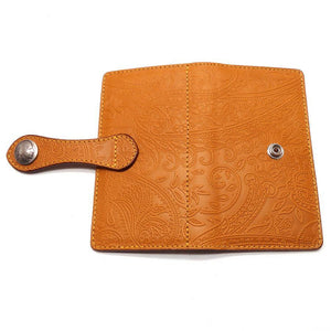 手帳スマホカバー　ペイズリー　Lサイズ