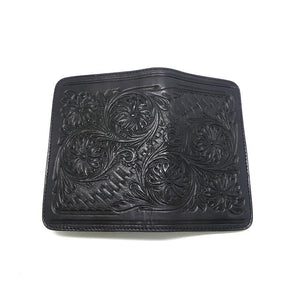 8110 ハーフ財布L字コイン カービング