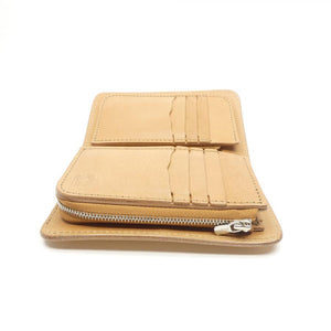 8110 ハーフ財布L字コイン カービング