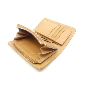 8110 ハーフ財布L字コイン カービング