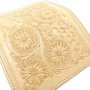 8110 ハーフ財布L字コイン カービング