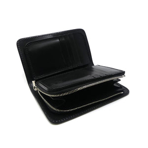 8110 ハーフ財布L字コイン カービング