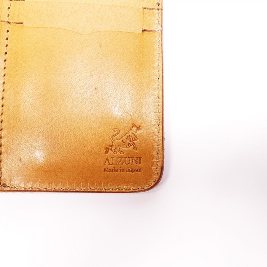 ハーフ財布 両面カード アウトジッパー サドル