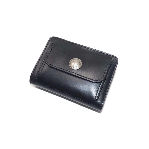 ハーフ財布 両面カード アウトポケット インディ