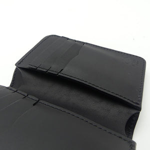 ハーフ財布 両面カード アウトポケット パイソン