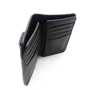 ハーフ財布 両面カード アウトポケット パイソン