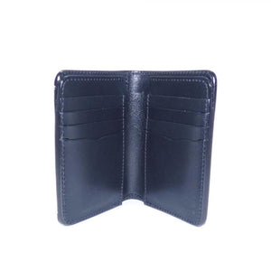 ハーフ財布 両面カード アウトポケット パイソン