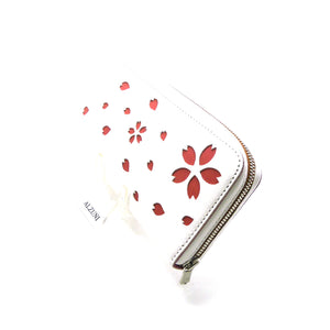 両マチFRF財布　L字スリム 桜型抜き