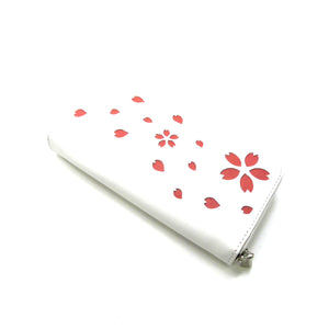 両マチFRF財布　L字スリム 桜型抜き