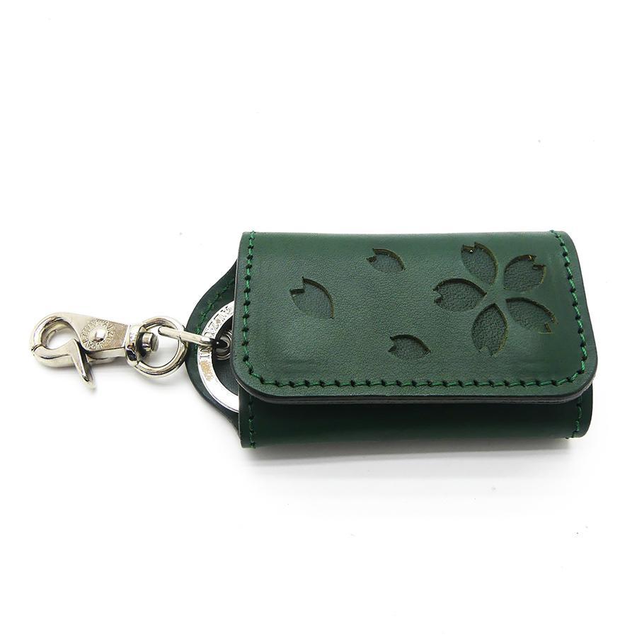 スマートキーホルダー（隠しホック）桜型抜き