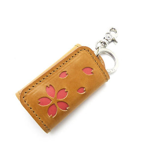 スマートキーホルダー（隠しホック）桜型抜き