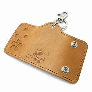 スマートキーホルダー（隠しホック）桜型抜き