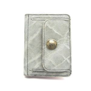 ハーフ財布 両面カード アウトポケット ゾウ