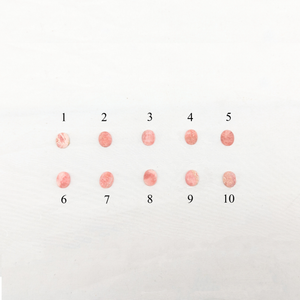 印台コンチョ　８ｘ１０　インカローズ