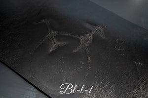 焼印トラッカーウォレット　ロング　ブラック【限定品】