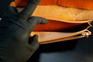 焼印トラッカーウォレット　ロング　キャメル【限定品】