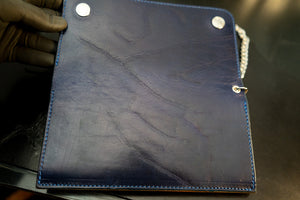 焼印トラッカーウォレット　ロング　ネイビー【限定品】