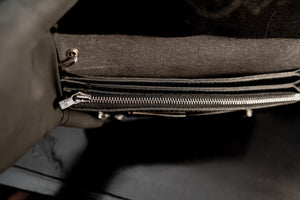 焼印トラッカーウォレット　ロング　ブラック【限定品】