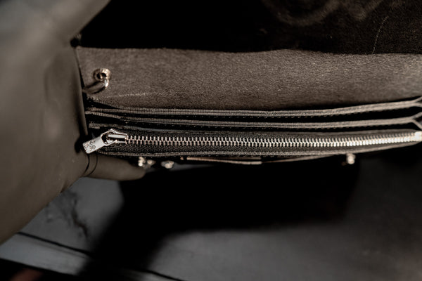 焼印トラッカーウォレット　ロング　ブラック【限定品】